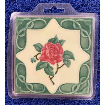 Red Rose Green Coasters (Mug)